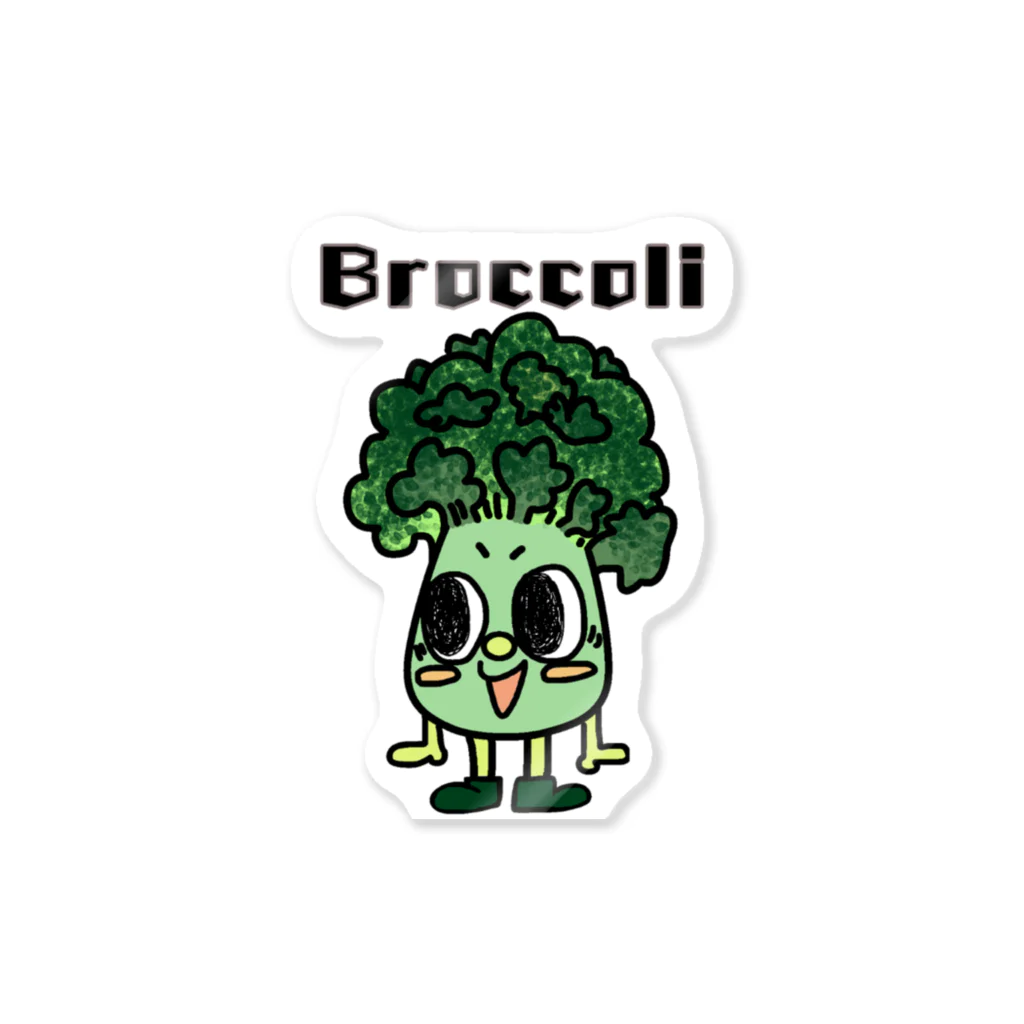 k141のBroccoli ブロッコリー ステッカー