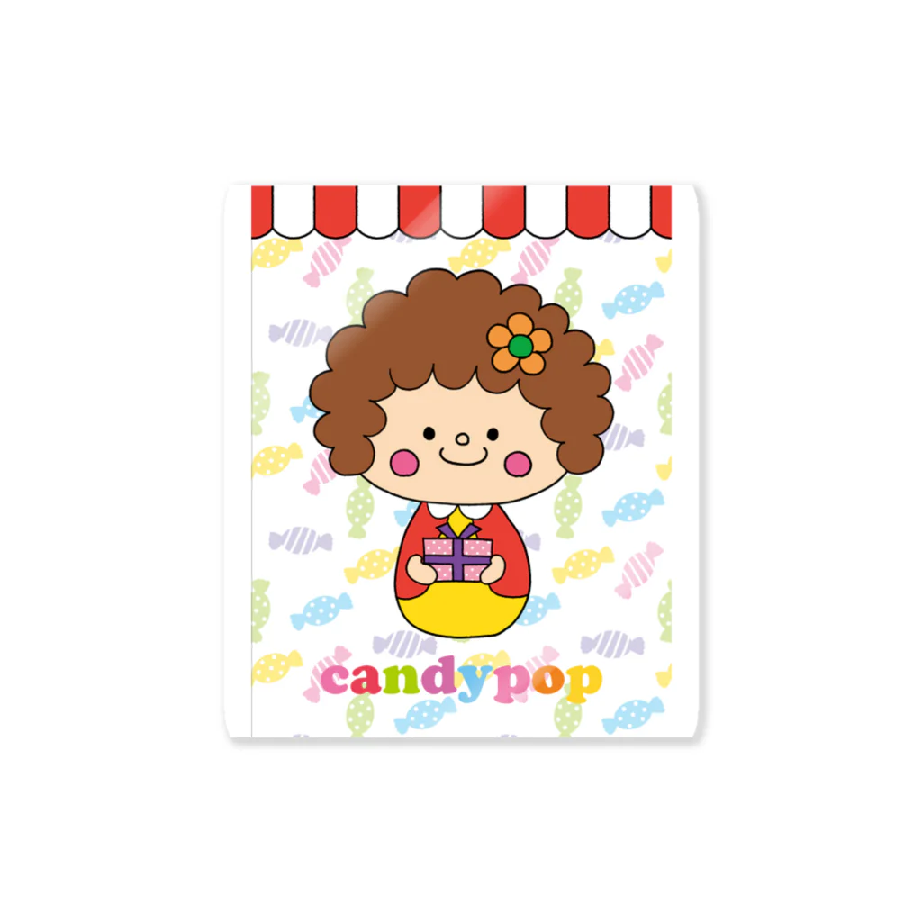 candypopのzakkashop candypop のcandyちゃん ステッカー