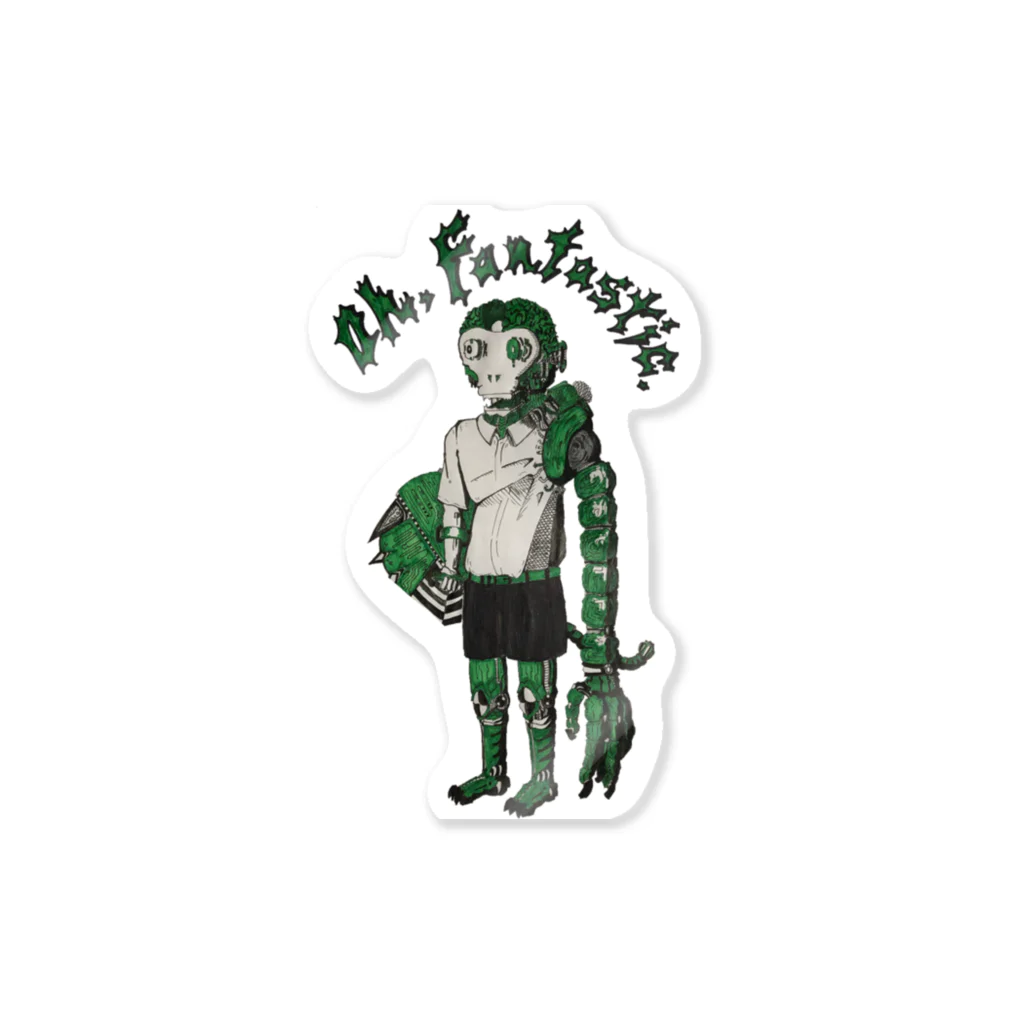 Deku-no-BouのFANTSTIC MECHANICAL Sticker