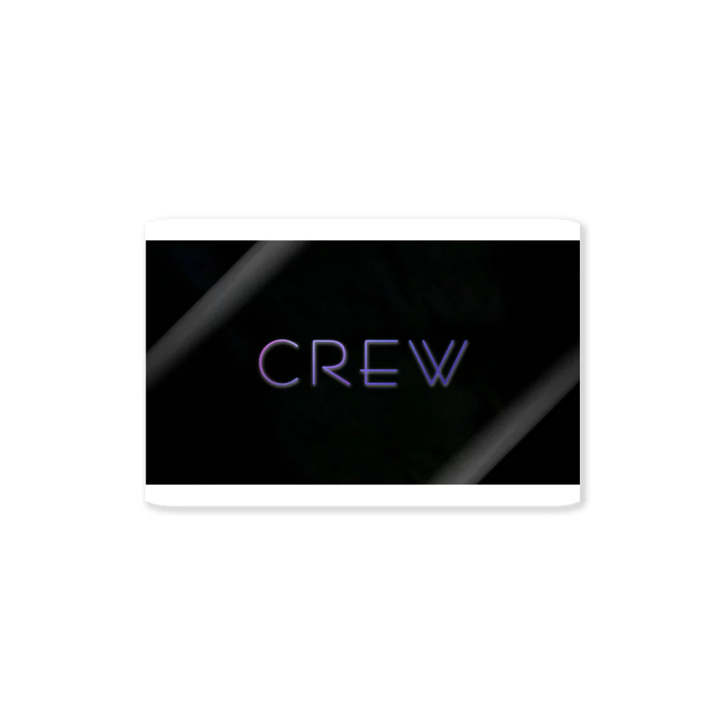 CREWのCREWロゴ Sticker