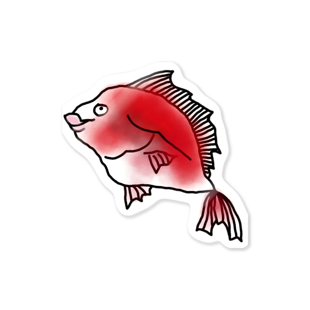 seasidemoonのめで鯛 Sticker