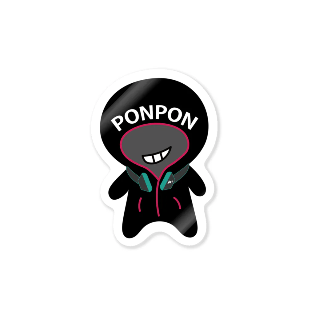 ponponのテナントのポンポン Sticker