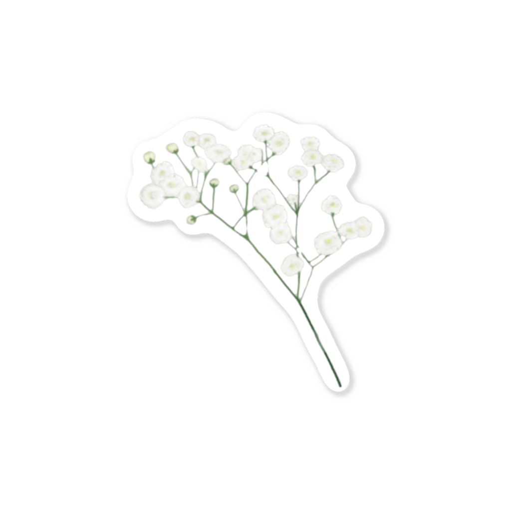 4月の誕生花 かすみ草 もんたろう Ingonyama74mon のステッカー通販 Suzuri スズリ 4月の誕生花 かすみ草 もんたろう Ingonyama74mon のステッカー通販 Suzuri スズリ