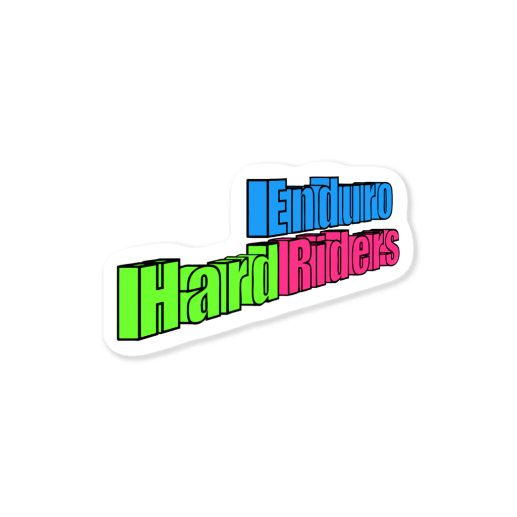 せろーのゴミ箱のHard Enduro Riders 3D Sticker