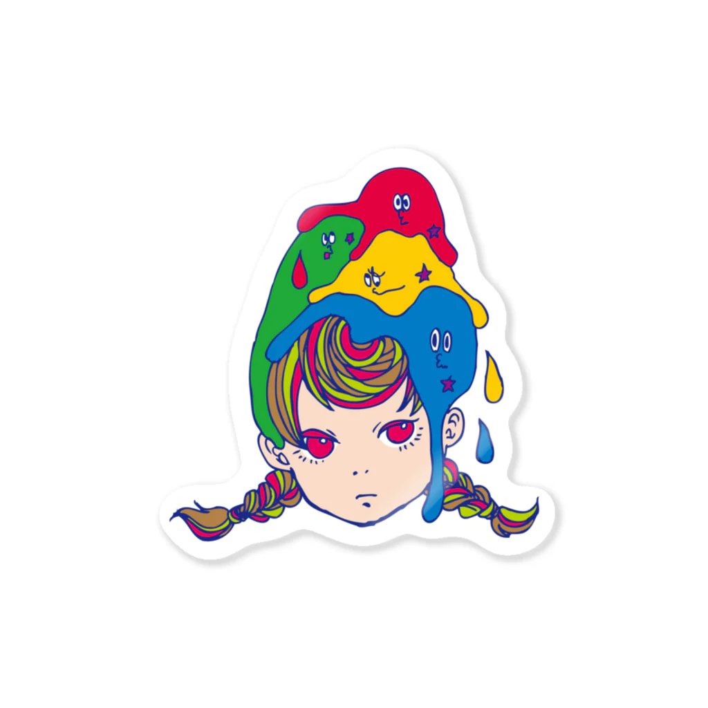 ヨナハアヤのどろどろーん Sticker