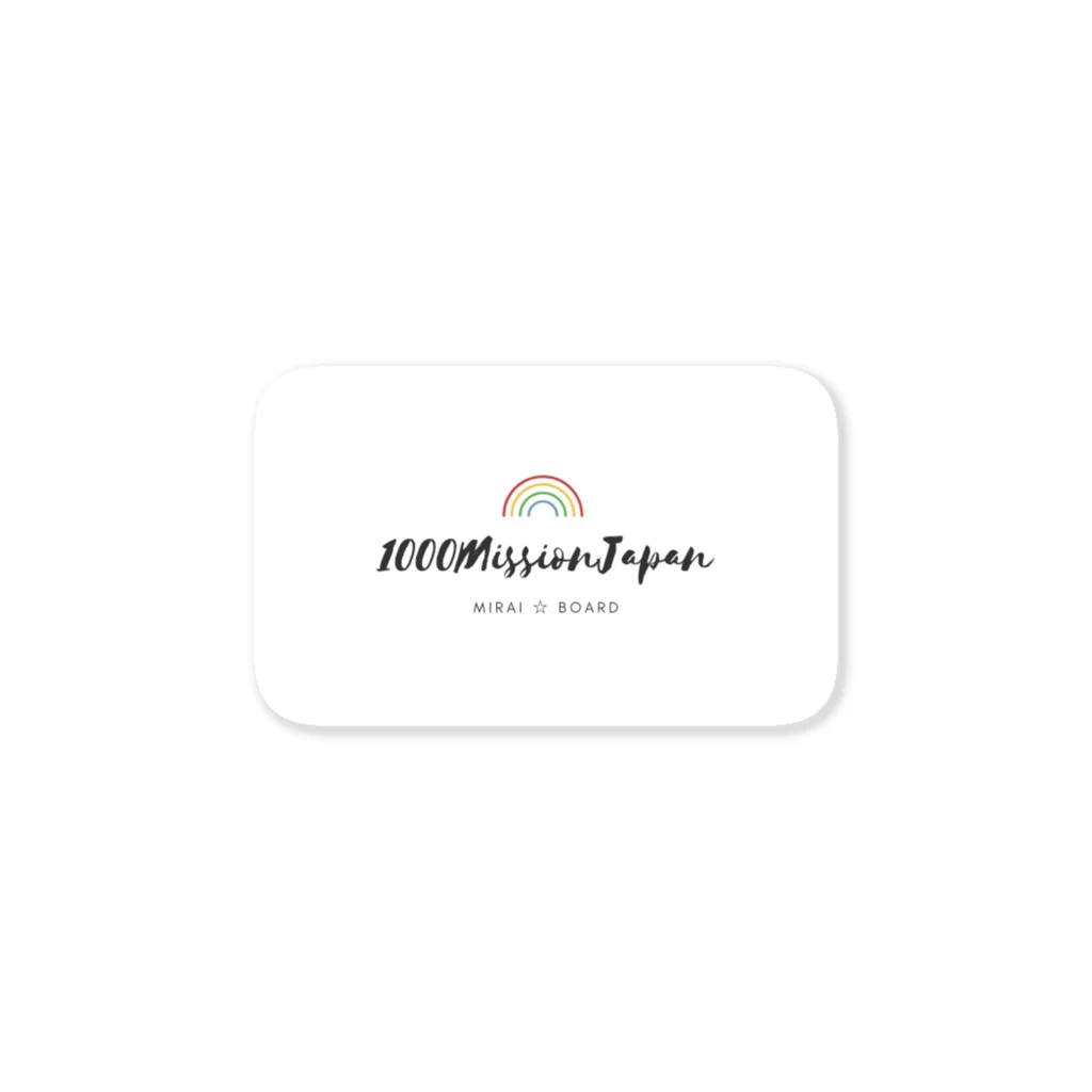 1000MissionJapan［公式SHOP］の1000MissionJapan Sticker