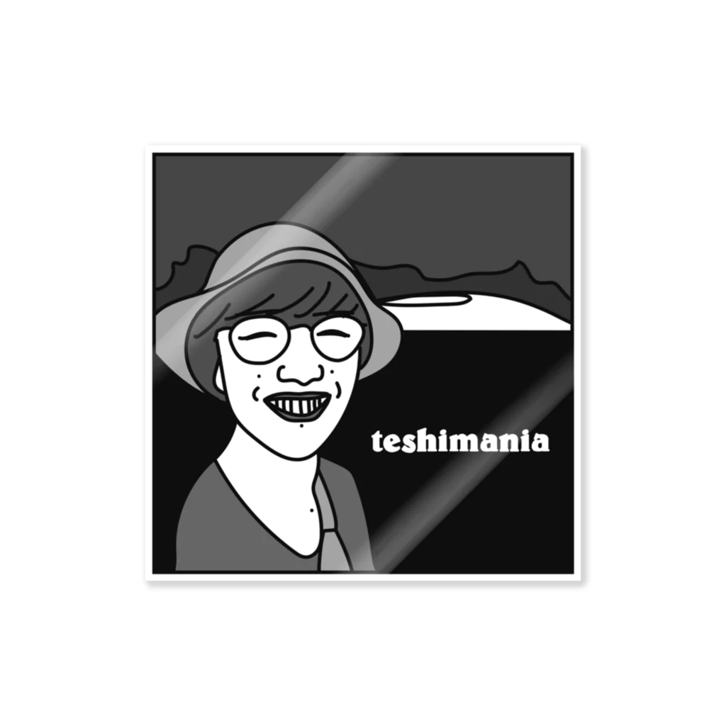 WTKKのteshimania  ステッカー