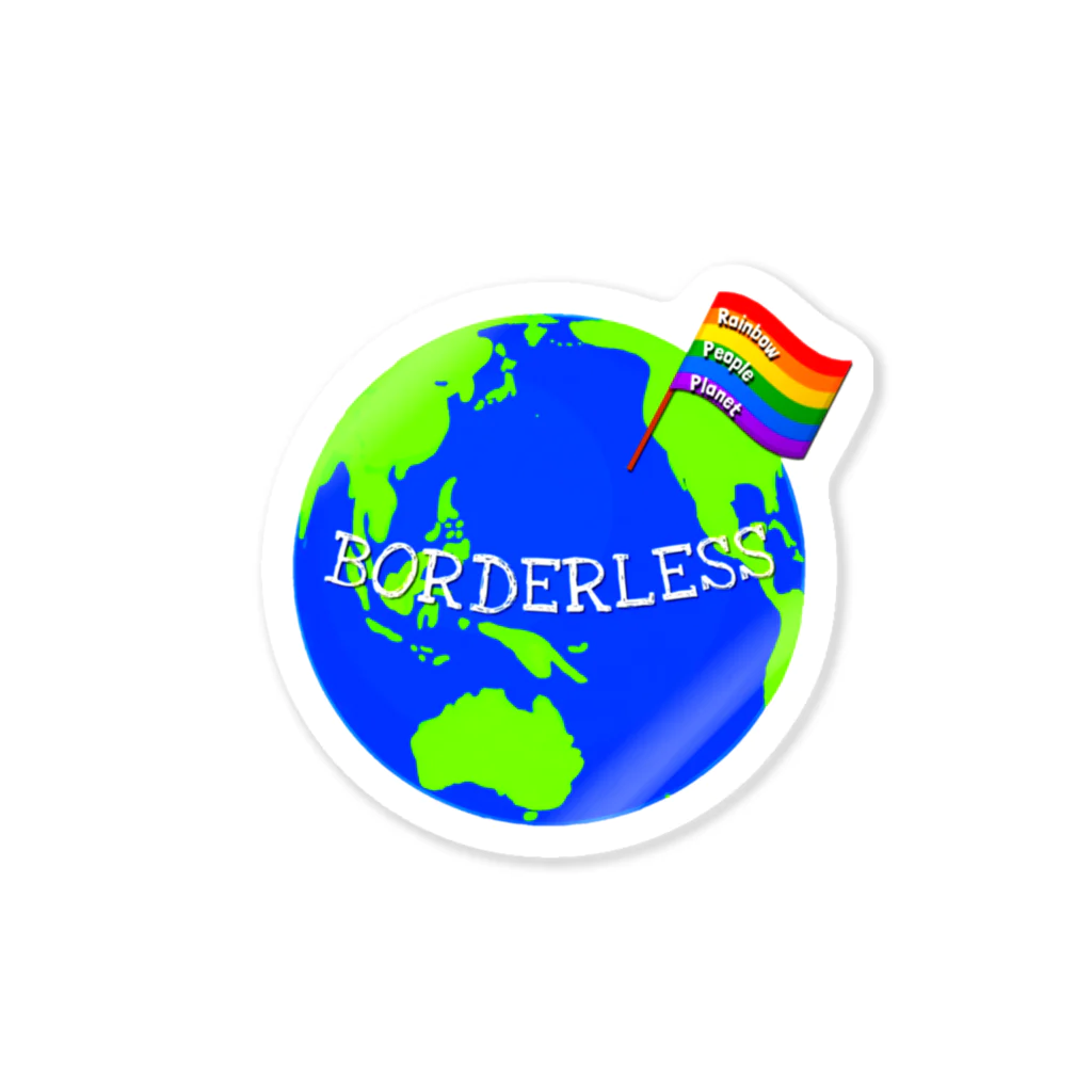 Colorful LeafのBORDERLESS ステッカー