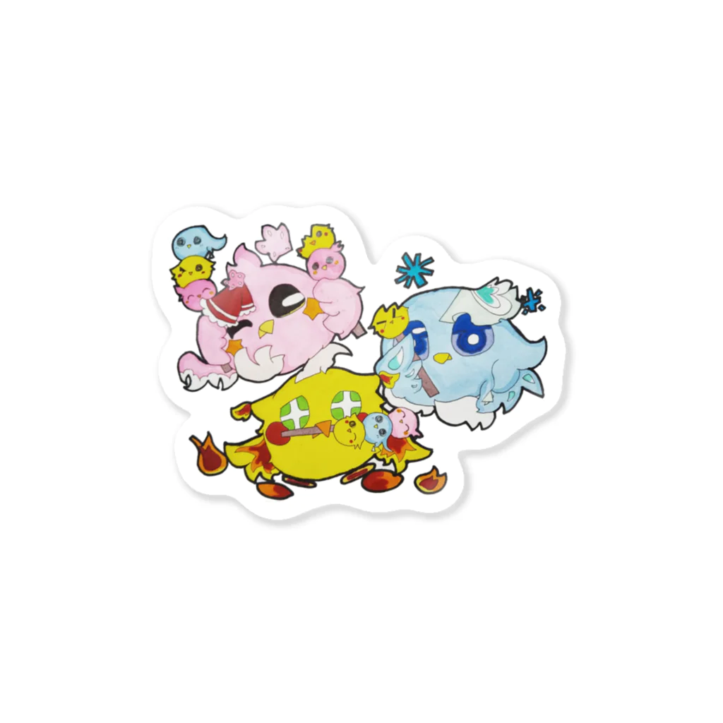 MOFURIのさんばーど 小鳥ちゃん  Sticker