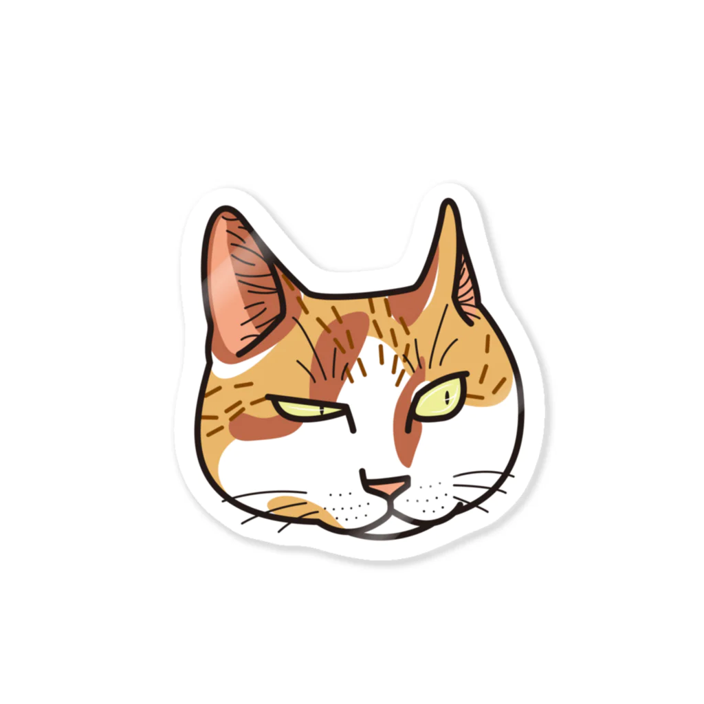タカシロの猫の上 Sticker