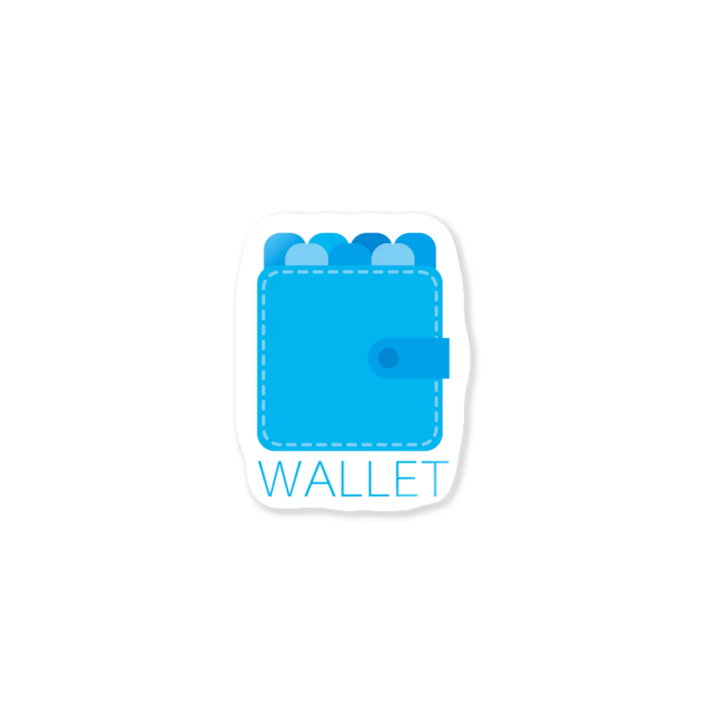 愚贅のWALLET ステッカー