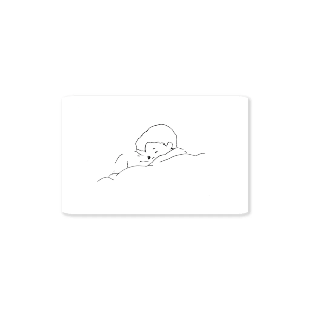 jamoの眠り犬 Sticker