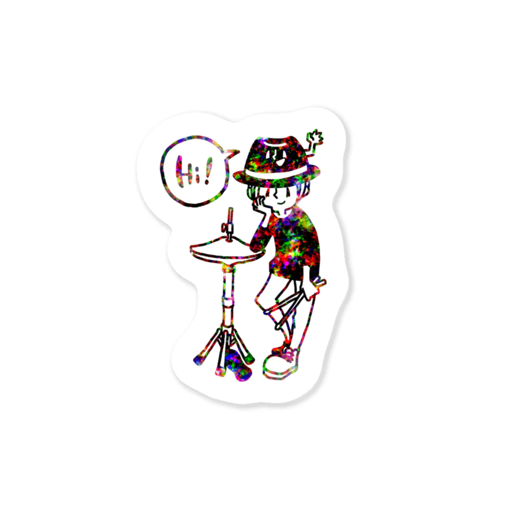 °Kannyz工房の「Hi!」ハット Sticker