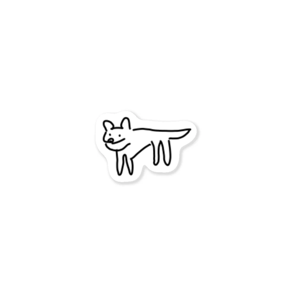 とらふらの犬 Sticker