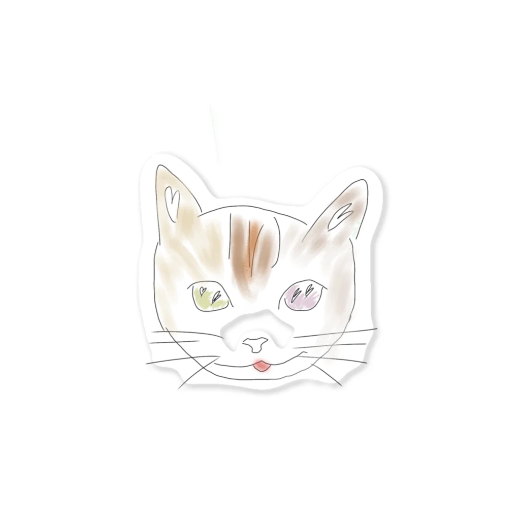 ♡なつの  ゆうひฅ^.  ̫ .^ฅのNatsu Cat2 Sticker