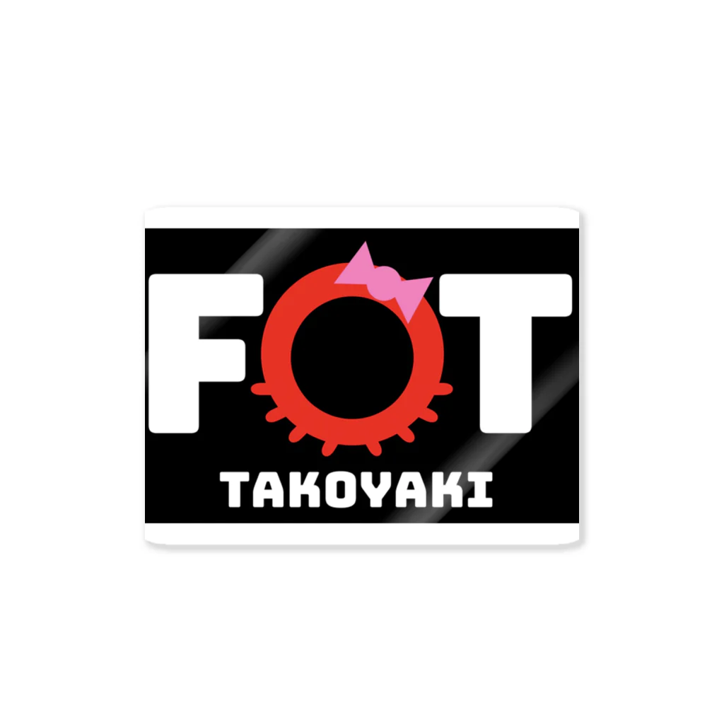 FOTのたこやき　FOT ステッカー