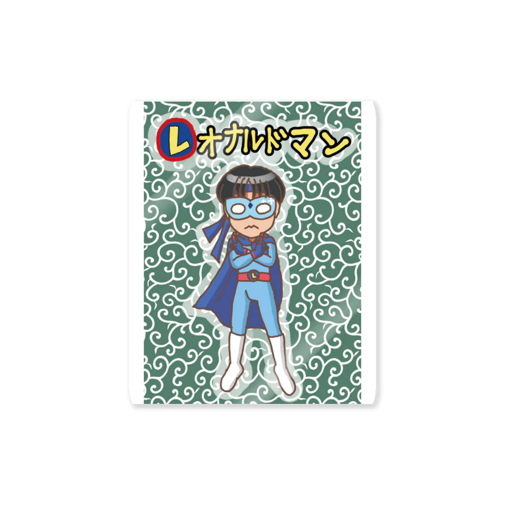 オナルドマンショップのレオナルドマン デフォルメイラスト Sticker