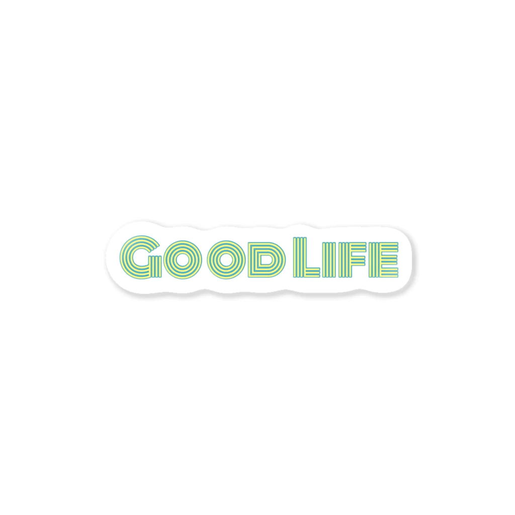 SAMAZAMAのGOOD LIFE ステッカー