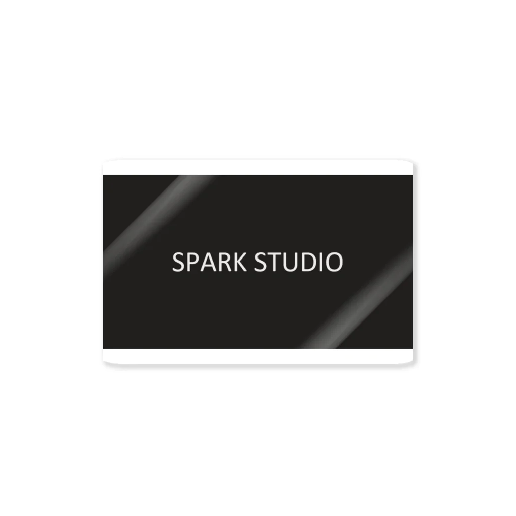 SPARK STUDIO公式ショップの迷わず、シンプルに行け ステッカー