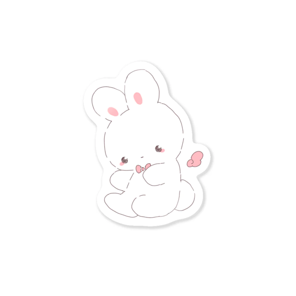 ˗ˋˏ 𝙢𝙞𝙡𝙪 ˎˊ˗のうさちゃん Sticker