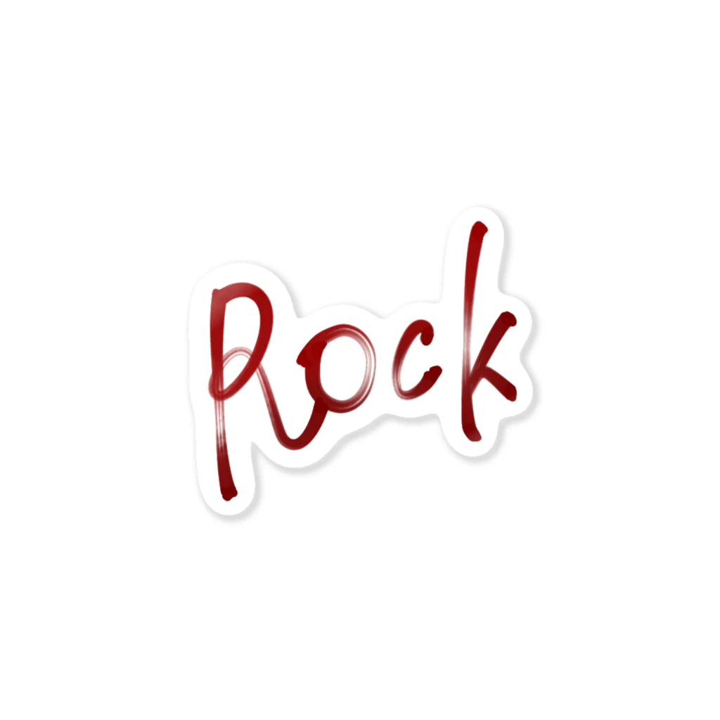 ｡*✽花宮のショップ✽*｡のRock（文字） Sticker