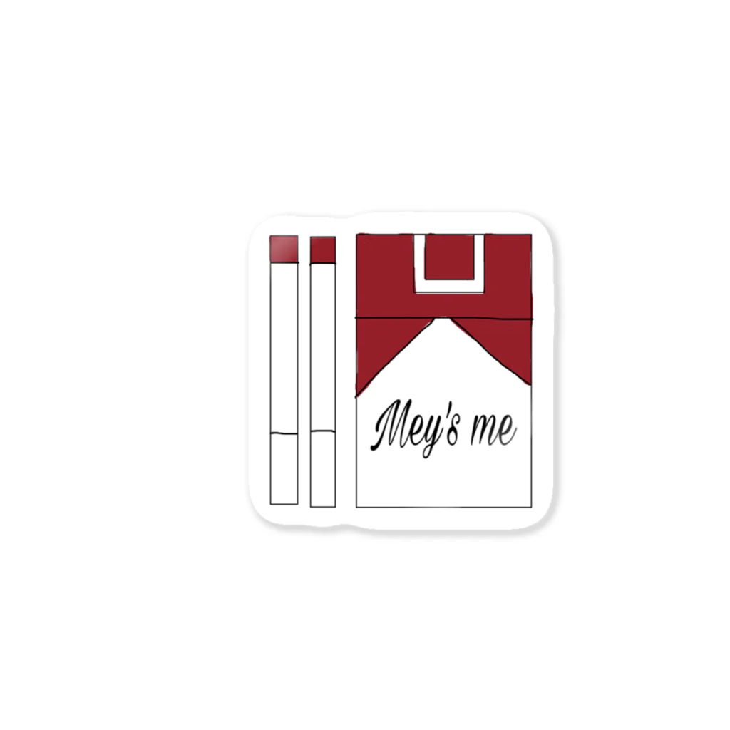 Mey's meのcigarette ステッカー