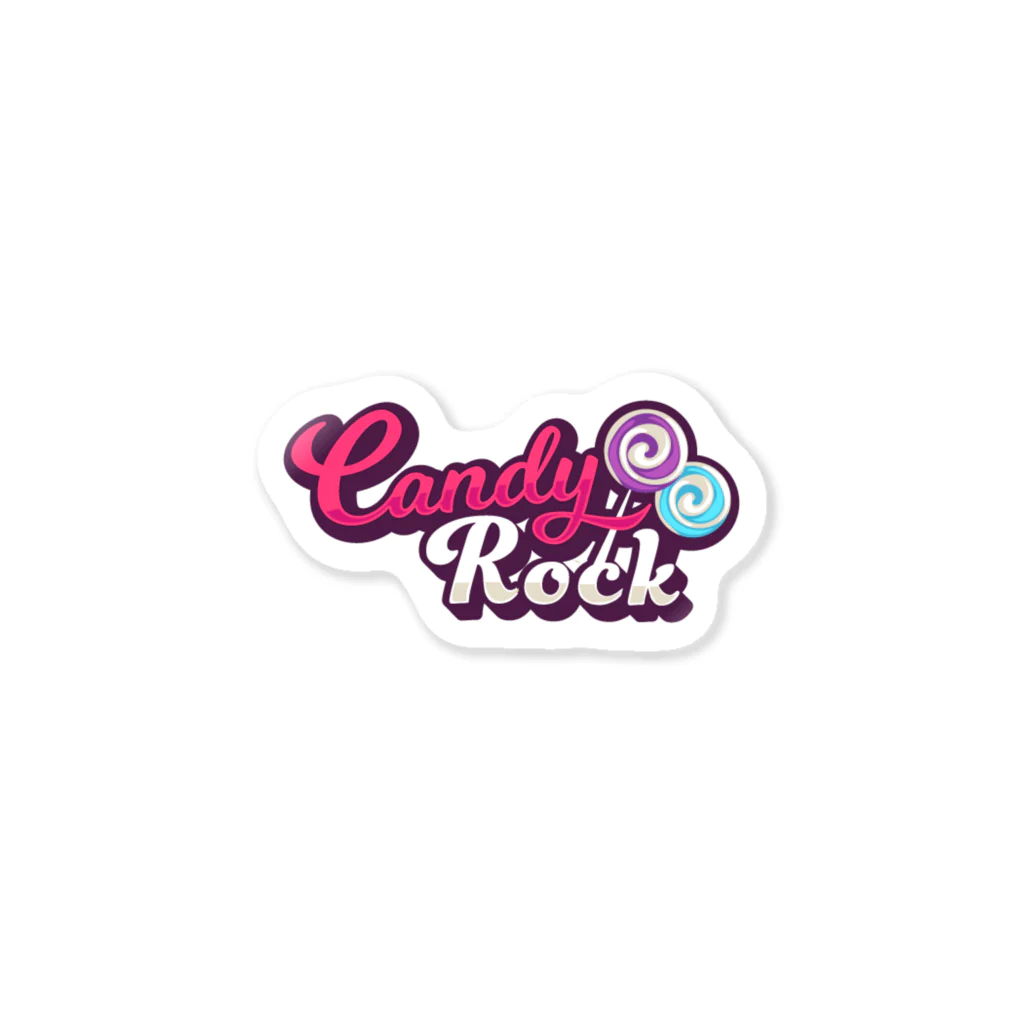 Candy RockのCandy Rock LOGO ステッカー