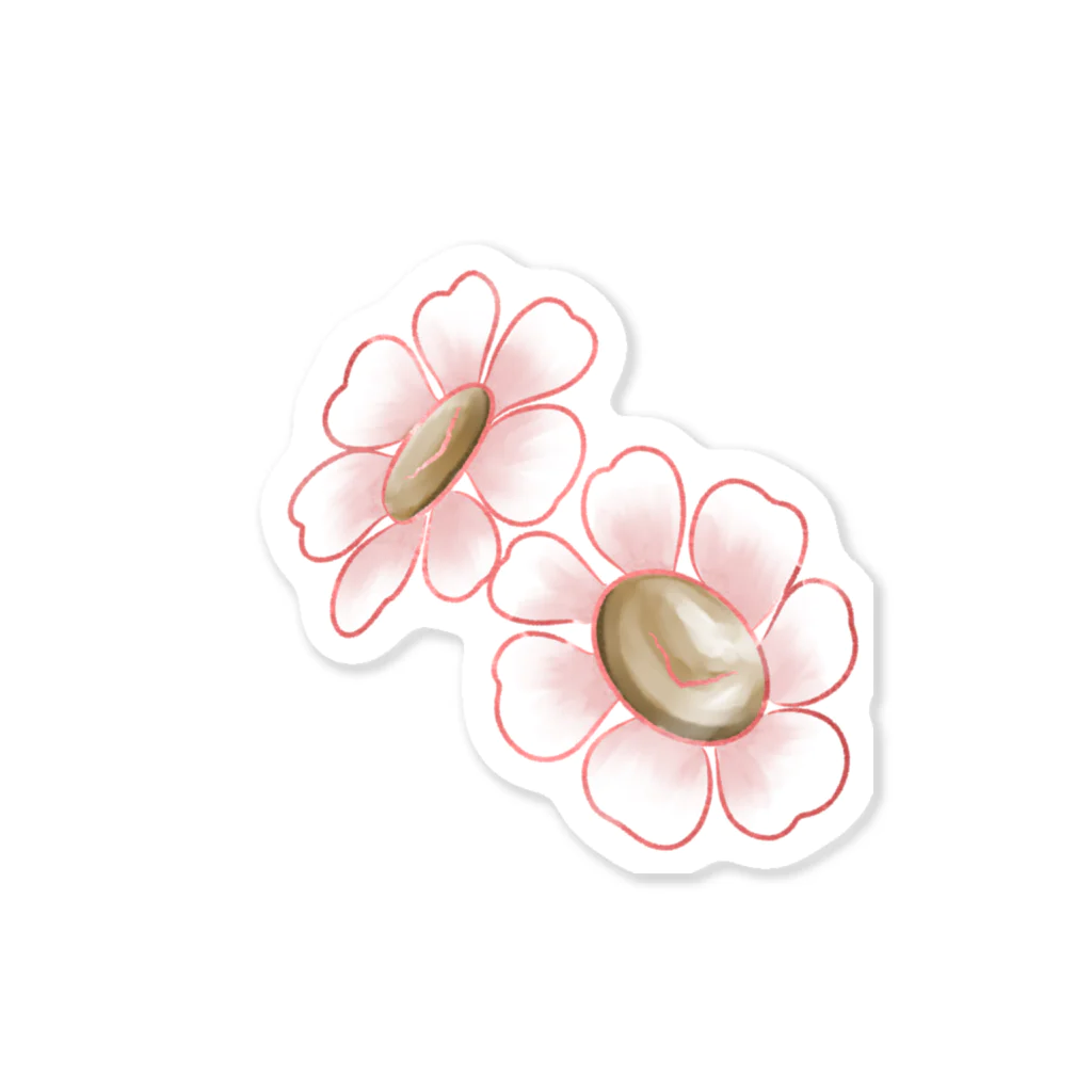 九月（くがつ）の小花 Sticker