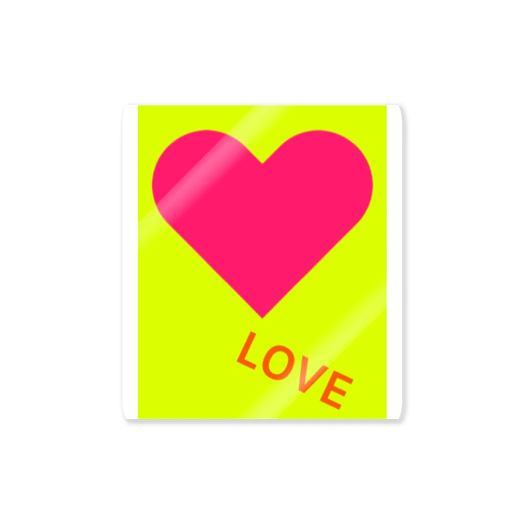 サンフラのLOVE Sticker