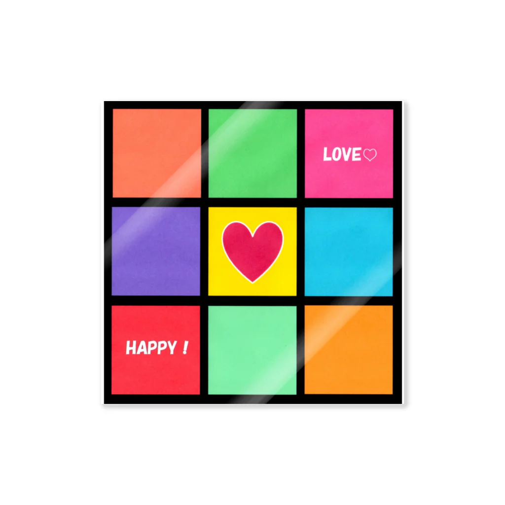 sanasanaのLOVE＆HAPPY Sticker