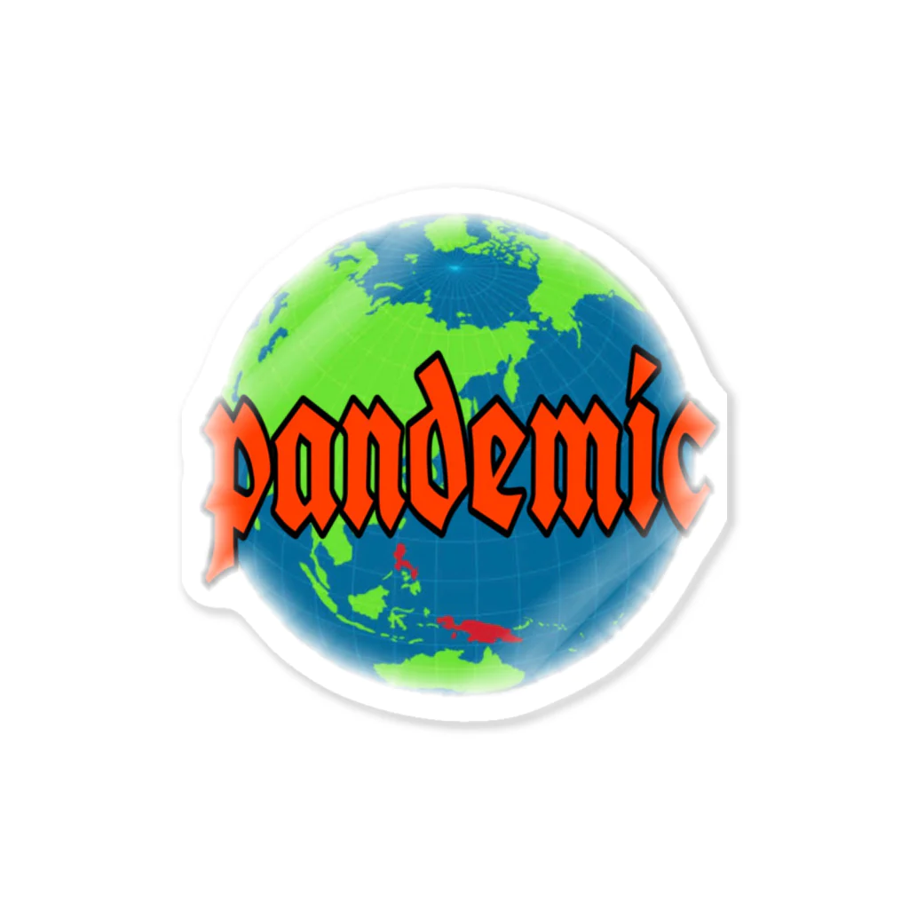 Pandemicのpandemic ステッカー Sticker