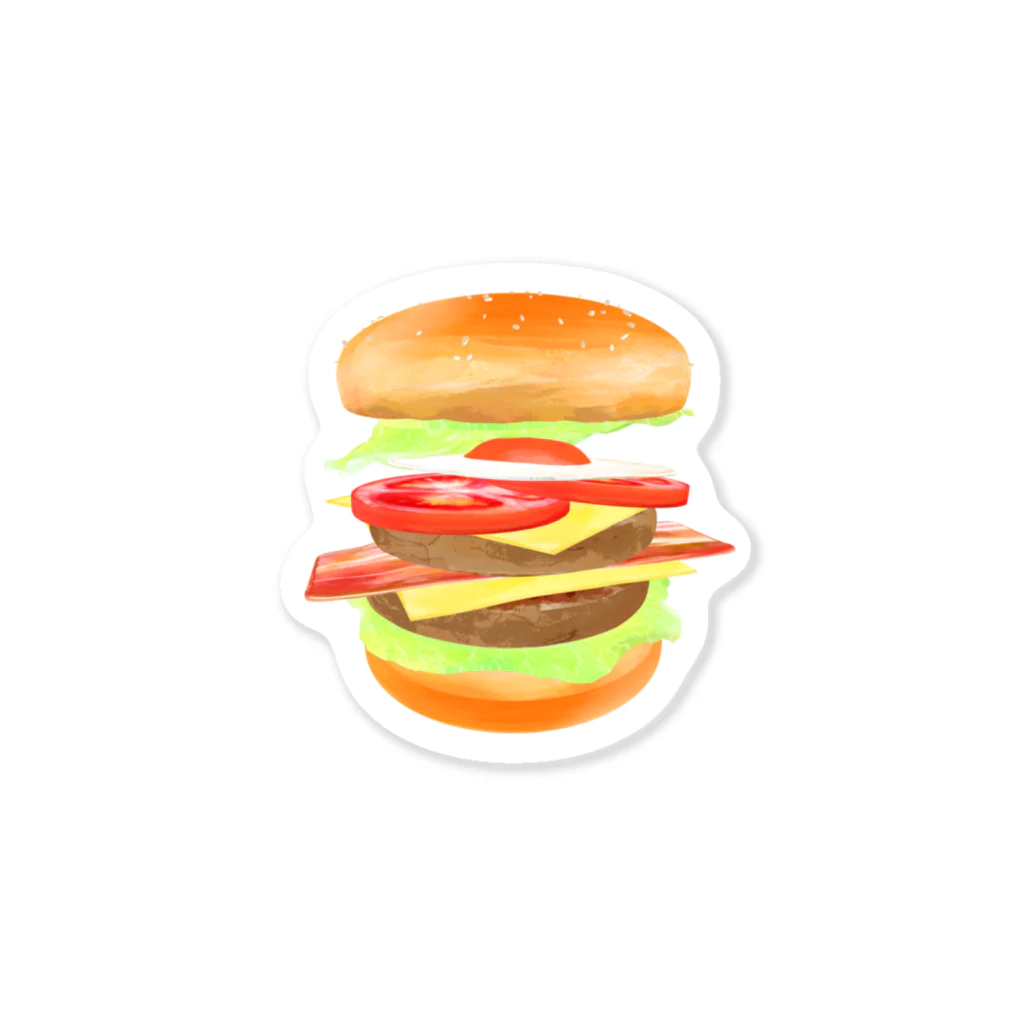 ARTWORKSのBounce Burger Sticker