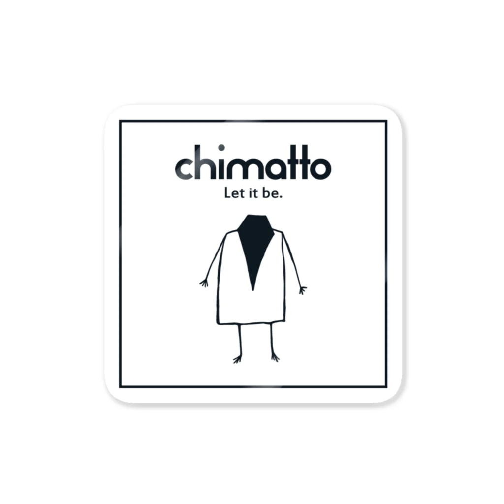 chimatto-Let it be.のchimattoステッカー ステッカー