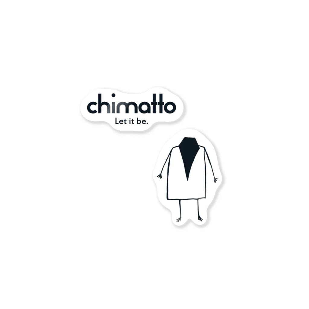 chimatto-Let it be.のchimattoステッカー ステッカー