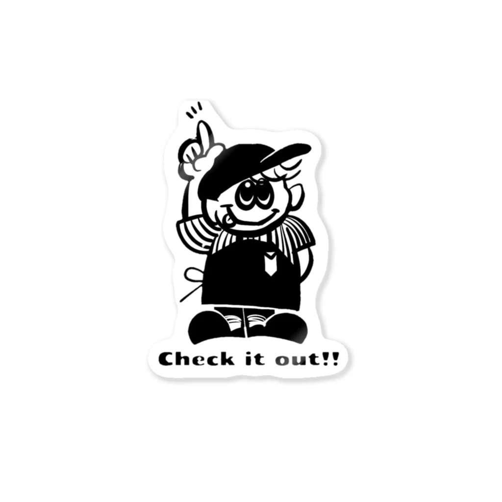 Θのトニー・グリー check it out!! Sticker