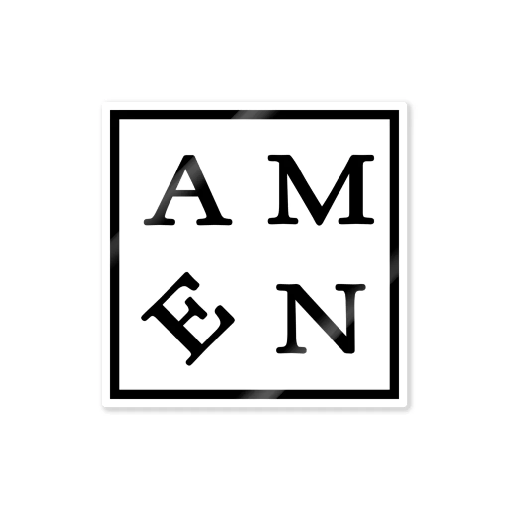 Masahiro FukuiのAMEN Sticker