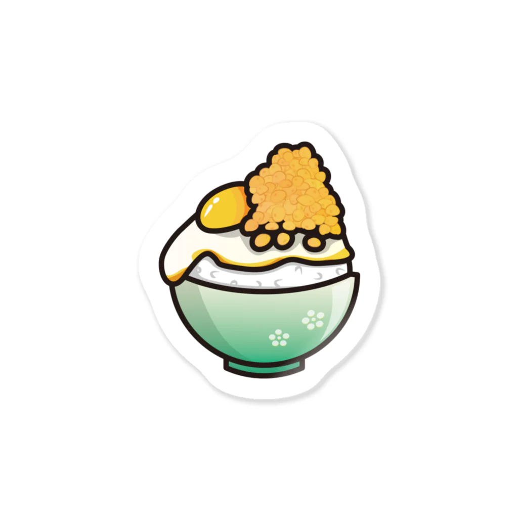 nonoiden1の目玉焼き丼39【揚げ玉】 Sticker