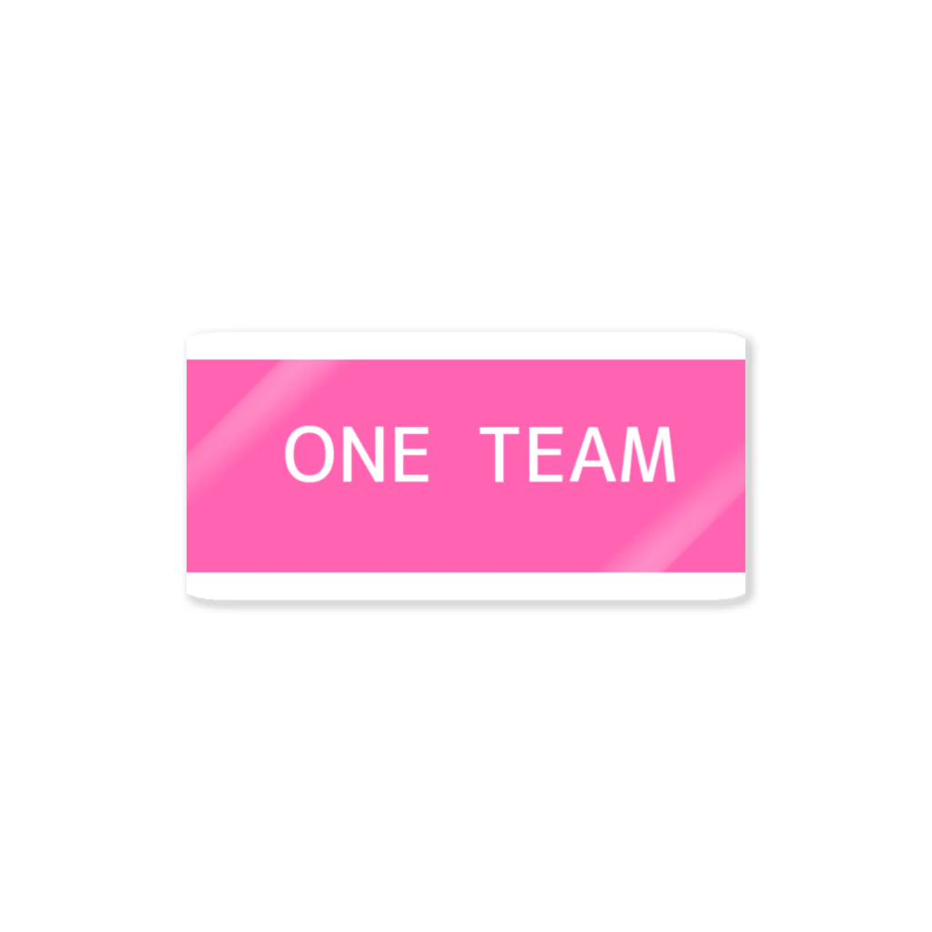 k0724のONE TEAM Sticker