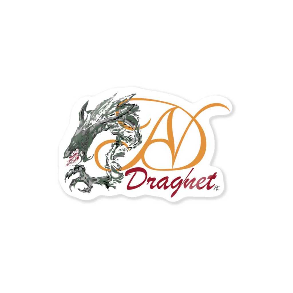 DRAGNET BRANDのシンボルマークDRAGNET ステッカー