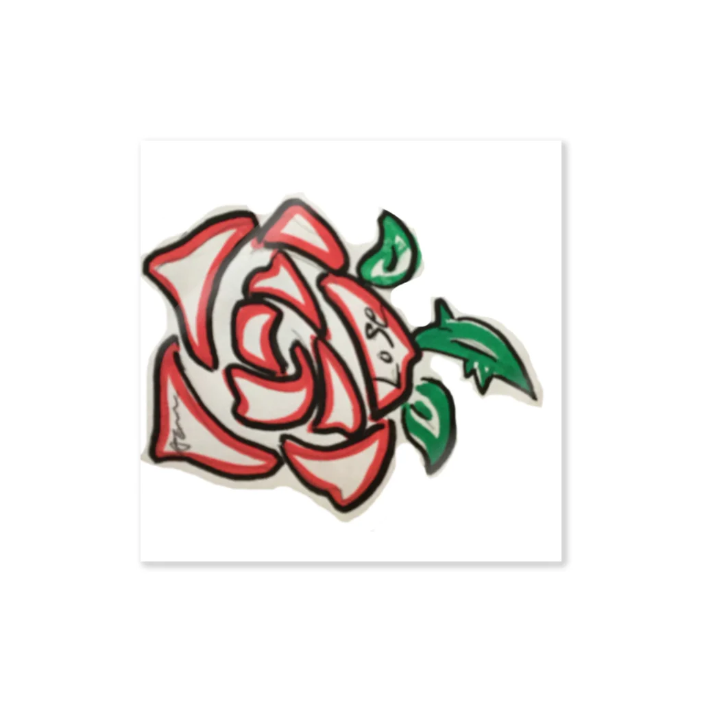 ほっこり堂の薔薇の美 Sticker