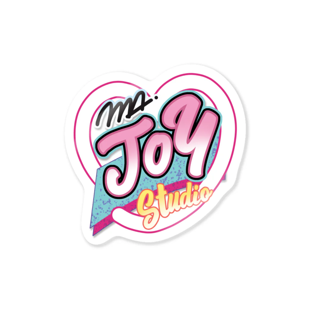 M.A.JOY.SHOPのMAJOYロゴハート Sticker