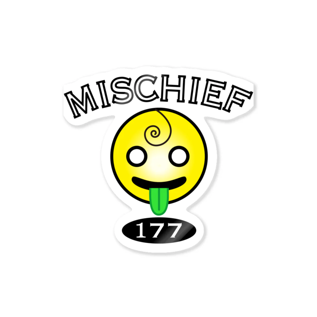 Jp_streetの赤ちゃん「MISCHIEF」 Sticker