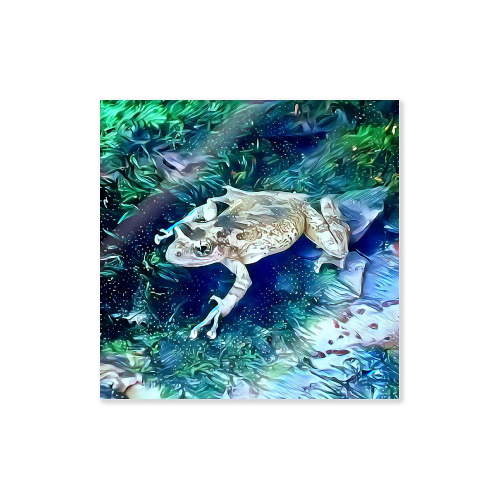 Fantastic FrogのFantastic Frog -White Ice Version- Sticker