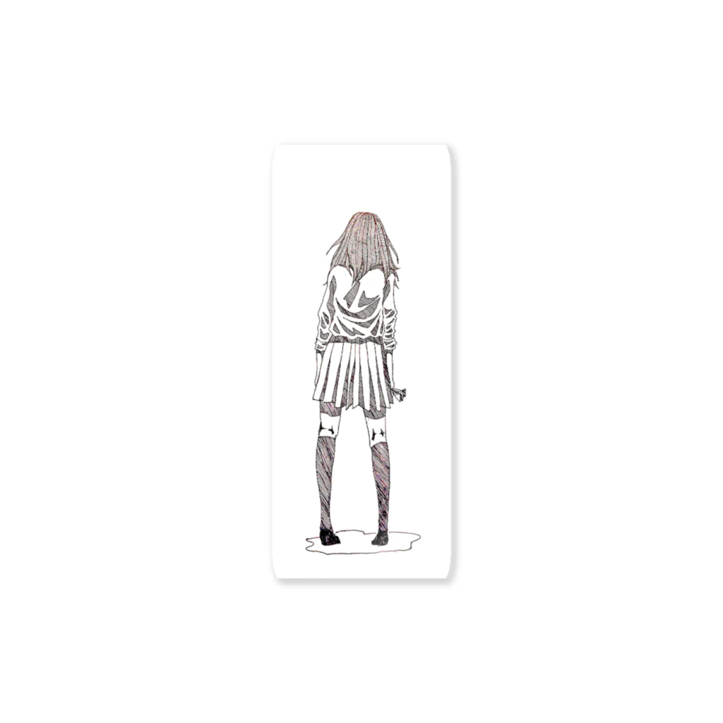 kur/の×××ガール Sticker