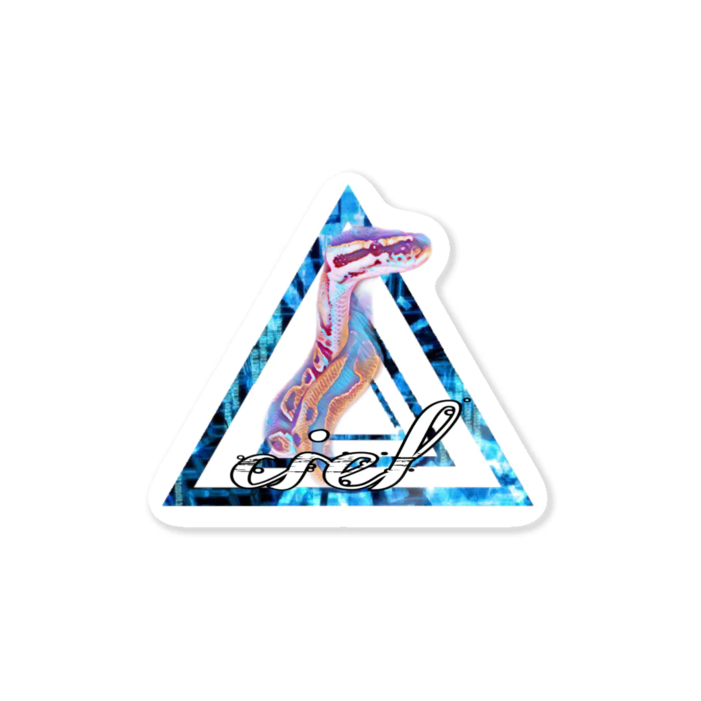 CIELのTriangle  Pythonステッカー Sticker