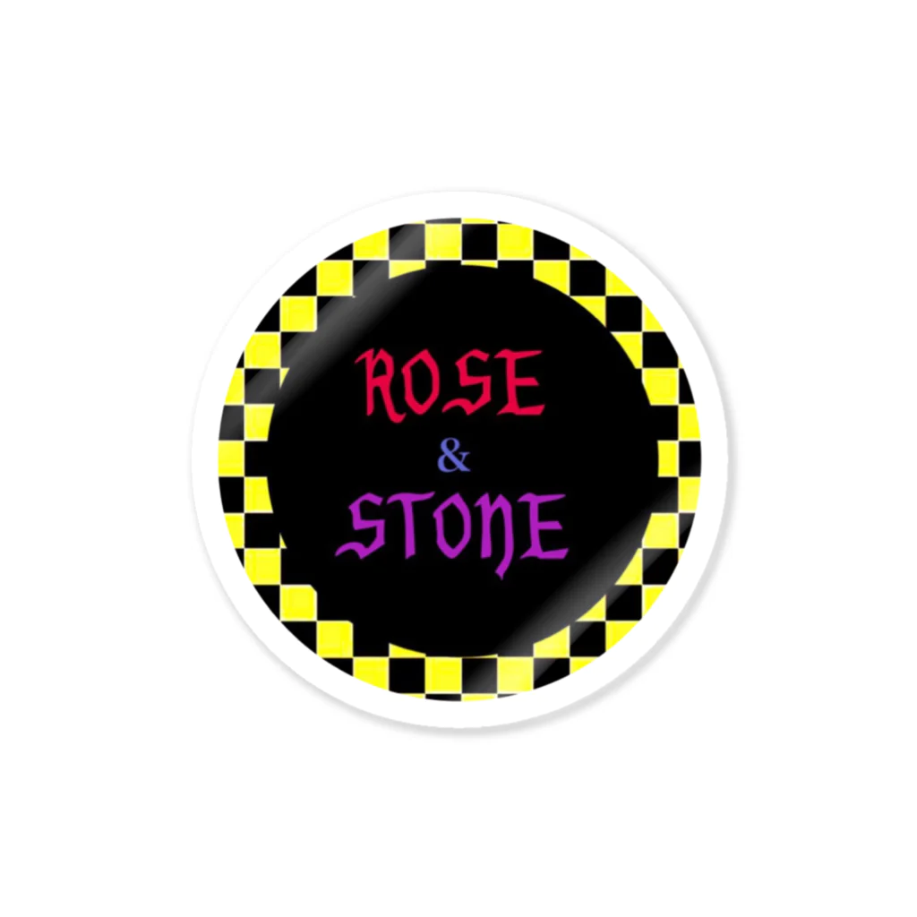 ROSE＆STONEのROSE＆STONE official LOGO sticker ステッカー