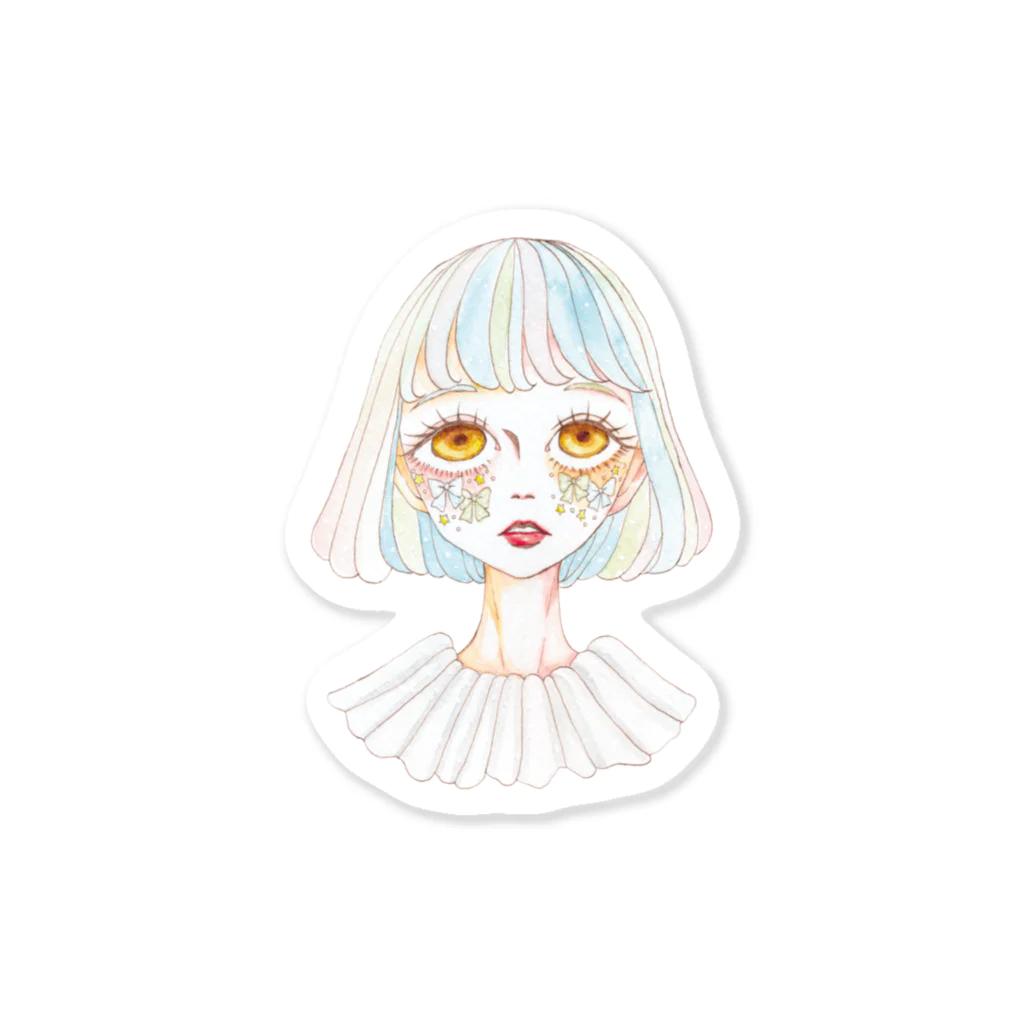 米屋のlucky girl Sticker