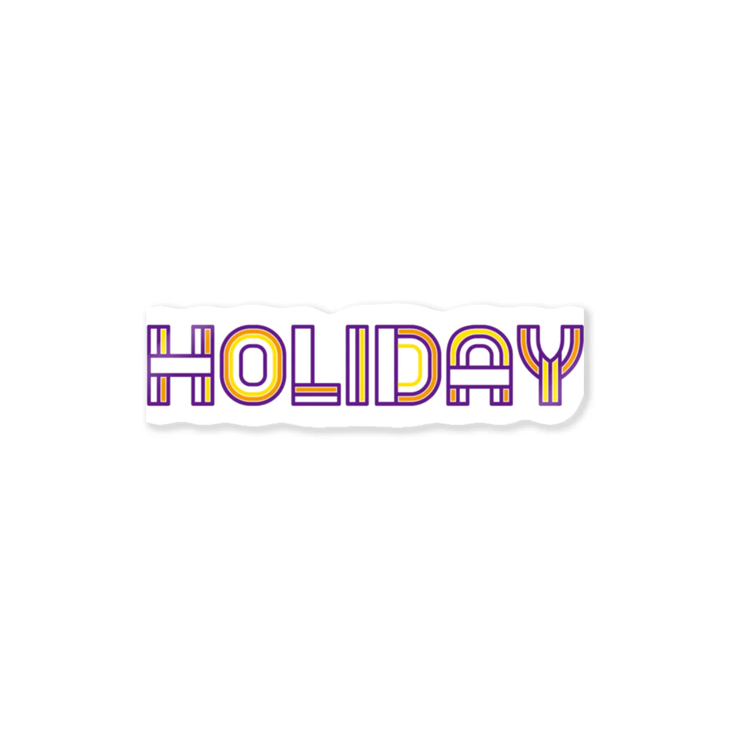 elic0514のHOLIDAY ステッカー