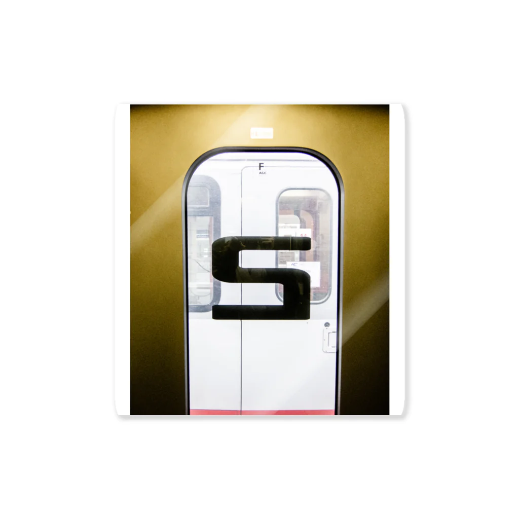 PPPRの Train door ステッカー