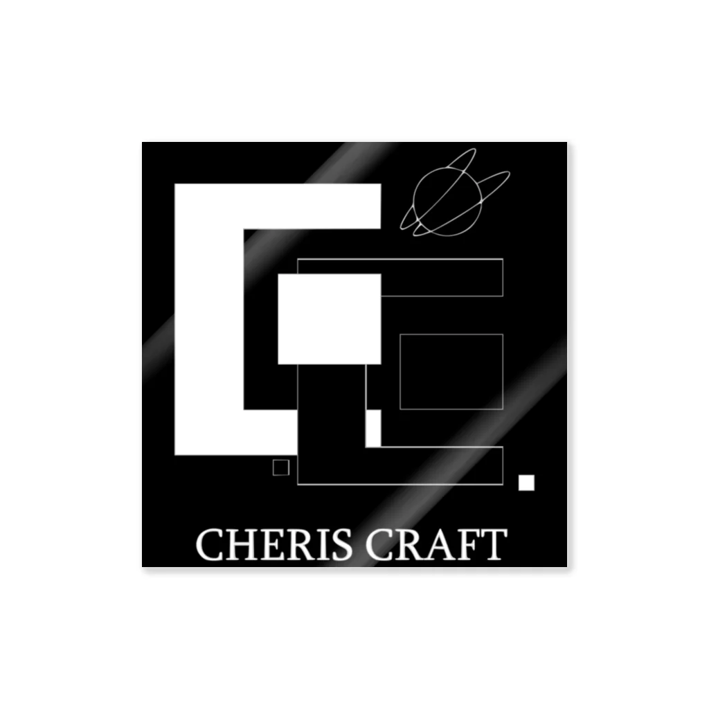 CherisCraft(ちぇりすくらふと）のCherisCraftロゴ ステッカー